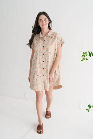 Sunny Meadow Shirt Dress