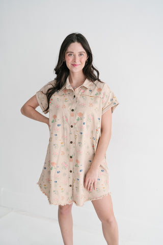 Sunny Meadow Shirt Dress
