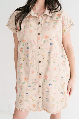 Sunny Meadow Shirt Dress