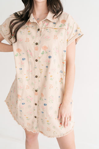 Sunny Meadow Shirt Dress