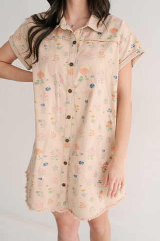 Sunny Meadow Shirt Dress