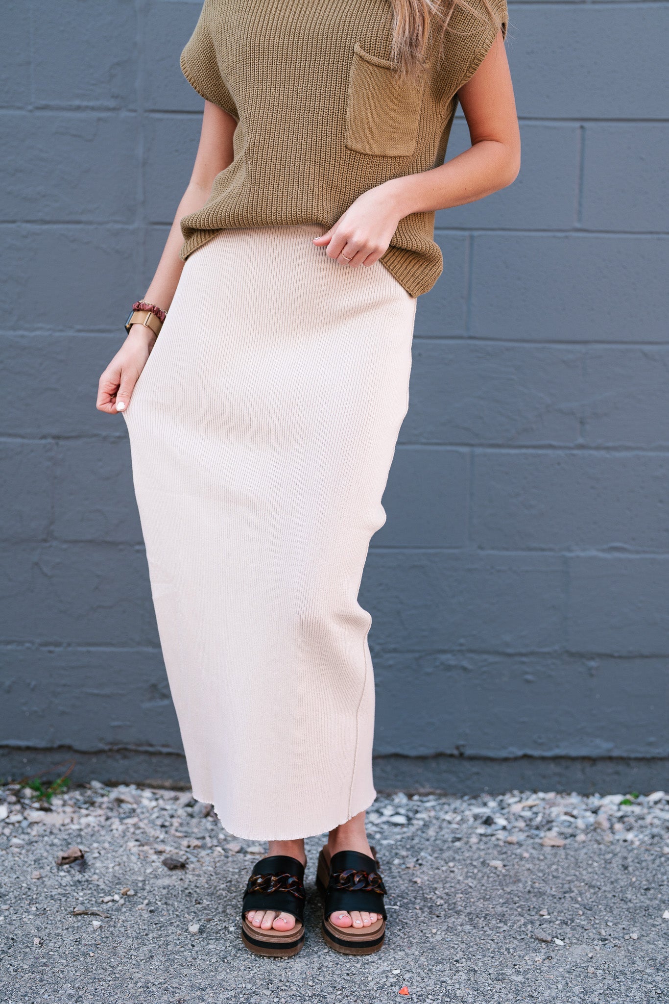 Harbor Knit Maxi Skirt