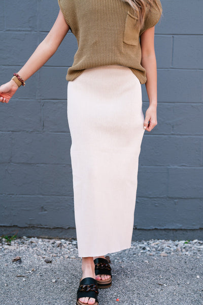 Harbor Knit Maxi Skirt