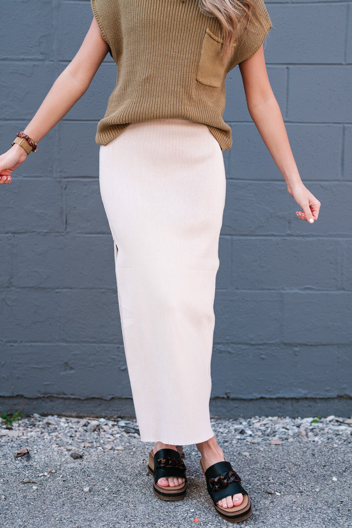 Harbor Knit Maxi Skirt