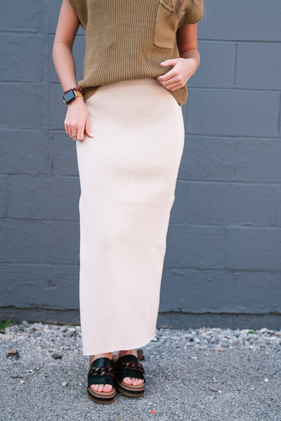 Harbor Knit Maxi Skirt