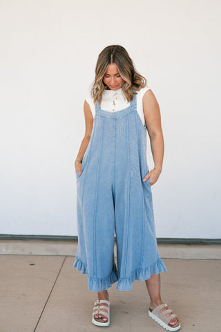Free Spirited Ruffle Jumpsuit