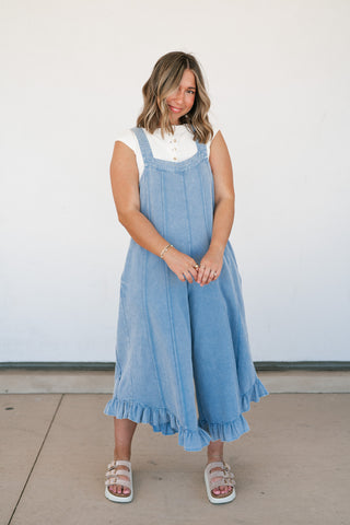 Free Spirited Ruffle Jumpsuit
