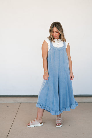 Free Spirited Ruffle Jumpsuit