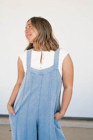 Free Spirited Ruffle Jumpsuit