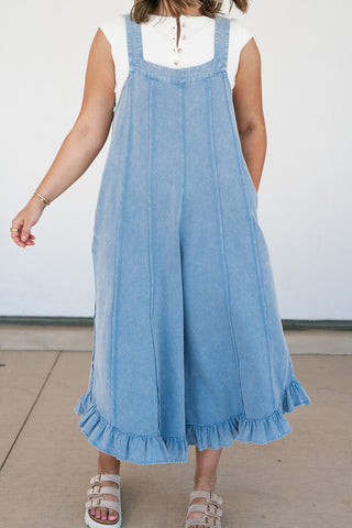 Free Spirited Ruffle Jumpsuit