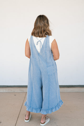 Free Spirited Ruffle Jumpsuit