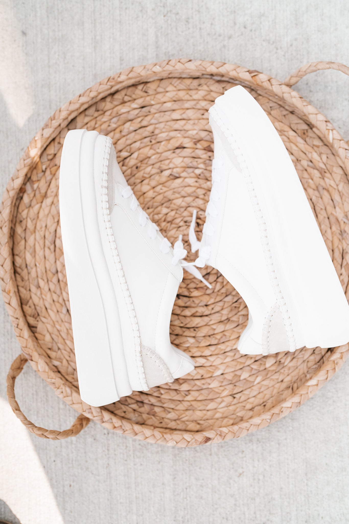 Eloise Platform Sneaker - White