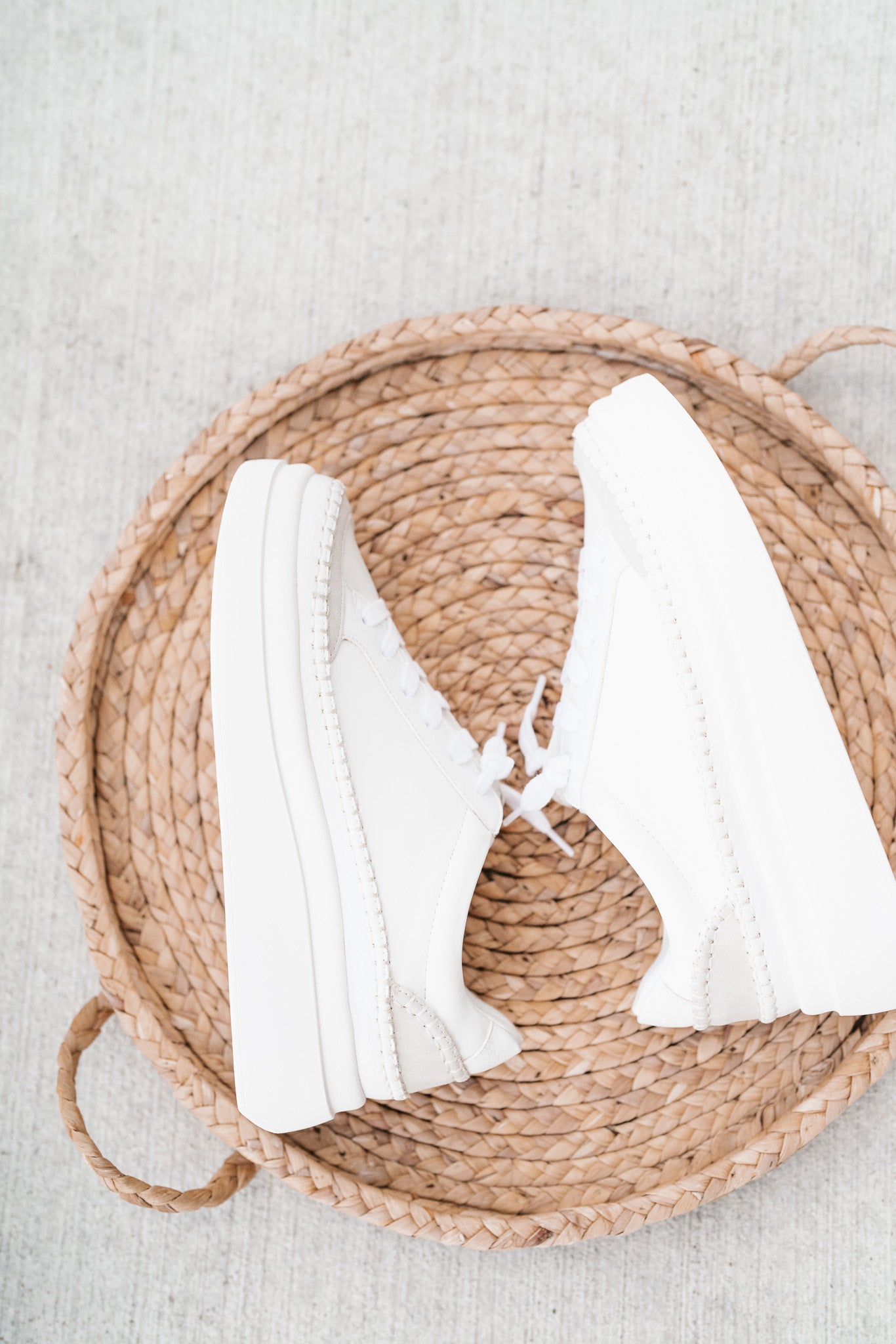 Eloise Platform Sneaker - White