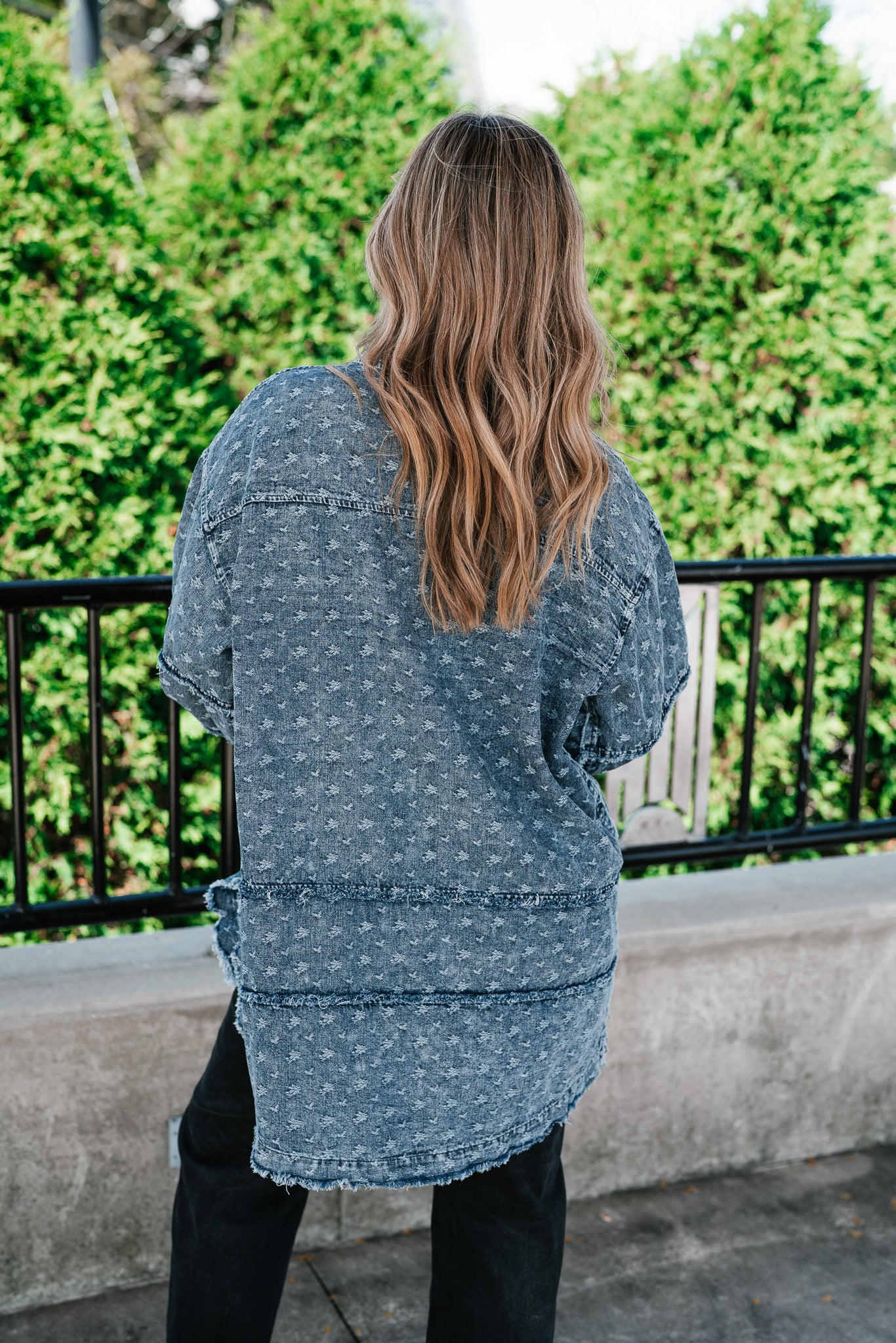 Western Skies Oversized Denim Shacket
