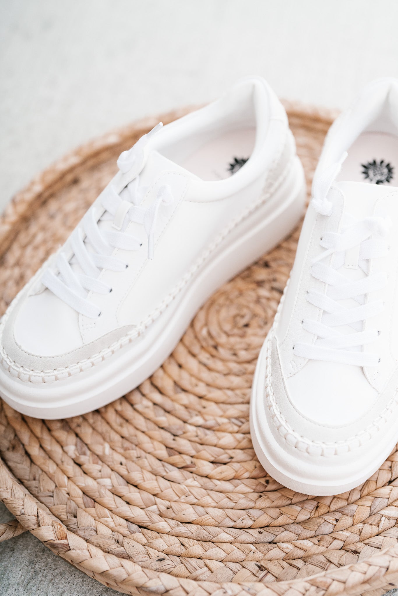 Eloise Platform Sneaker - White