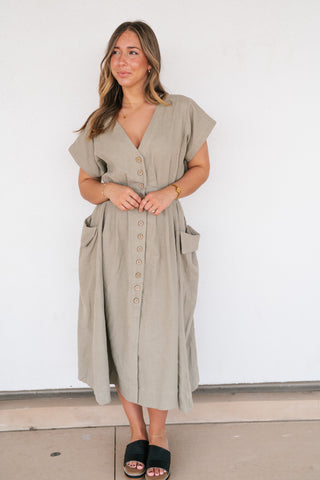 Pure Form Pleated Midi Dress
