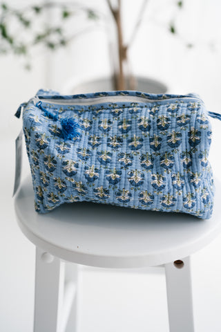 Clear Horizons Patchwork Pouch