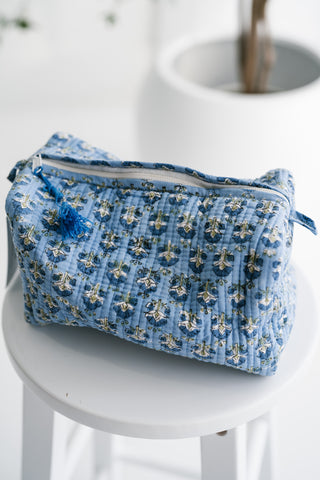 Clear Horizons Patchwork Pouch