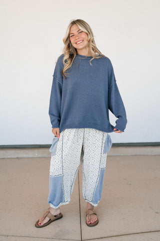 Blue Ridge Long Sleeve Knit Sweater