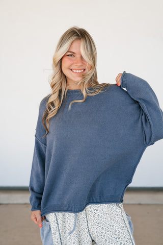 Blue Ridge Long Sleeve Knit Sweater