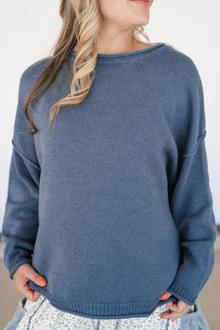 Blue Ridge Long Sleeve Knit Sweater