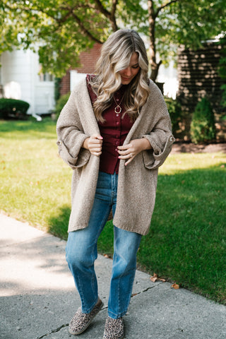 Lasting Favorite Knit Cardigan - Mocha