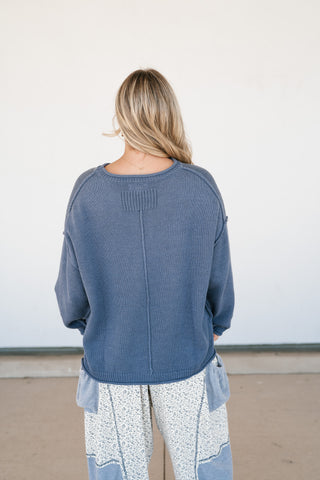 Blue Ridge Long Sleeve Knit Sweater
