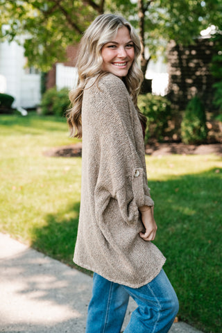 Lasting Favorite Knit Cardigan - Mocha