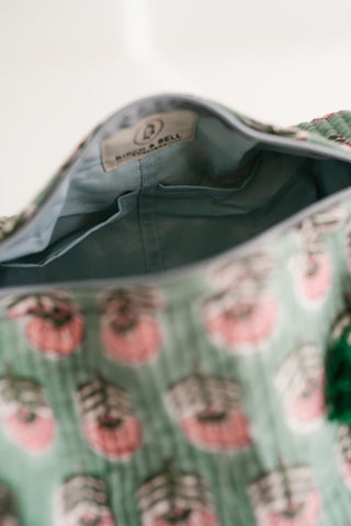 Fields Of Green Patchwork Pouch