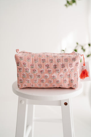 Lovely Day Floral Patchwork Pouch