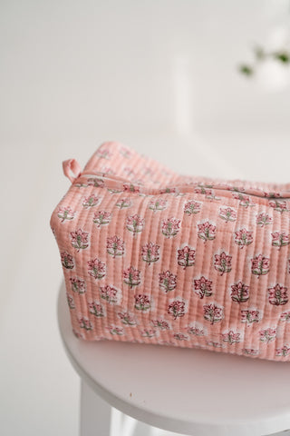 Lovely Day Floral Patchwork Pouch