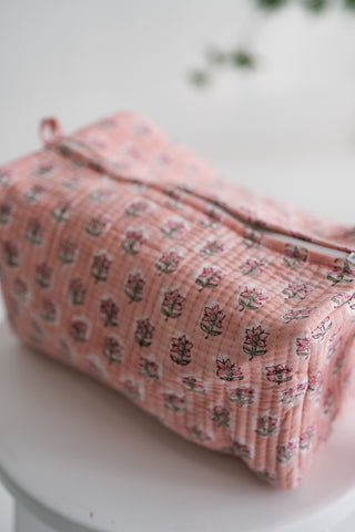 Lovely Day Floral Patchwork Pouch