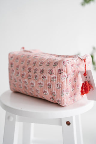 Lovely Day Floral Patchwork Pouch