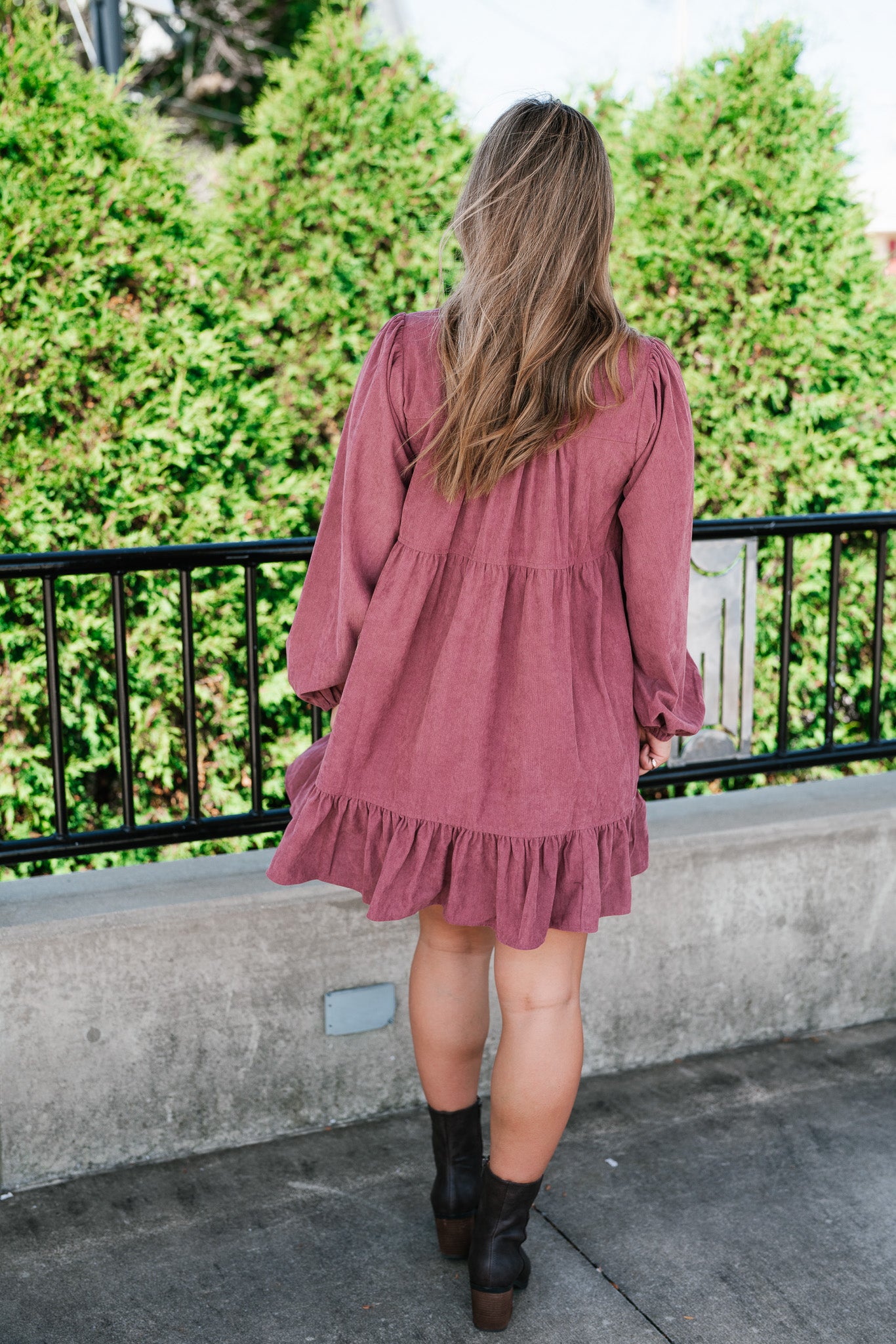 Blush Haven Tiered Mini Dress
