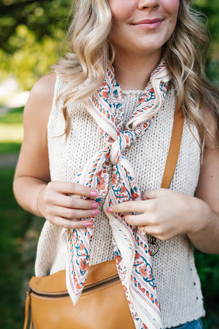 Chasing Daylight Floral Scarf