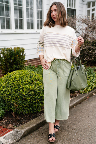 Balanced Hue Patchwork Top