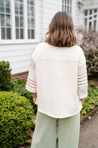 Balanced Hue Patchwork Top