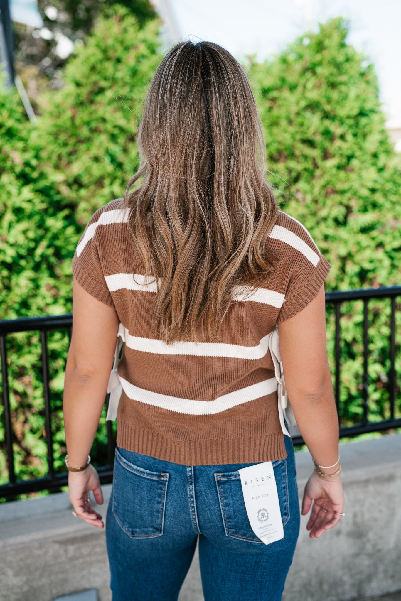 Coco Cloud Side Tie Knit Sweater