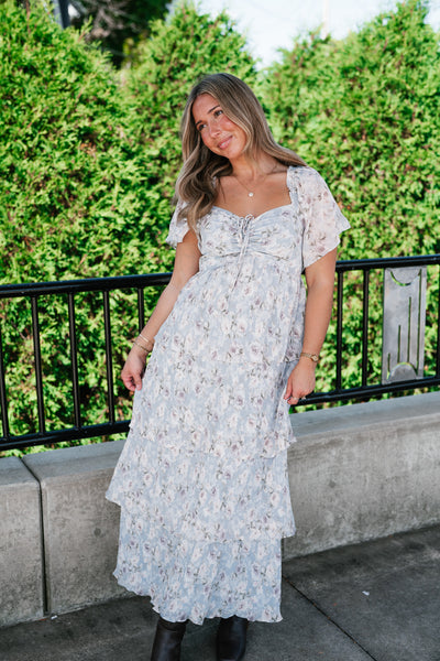Dreamy Floral Tiered Maxi Dress