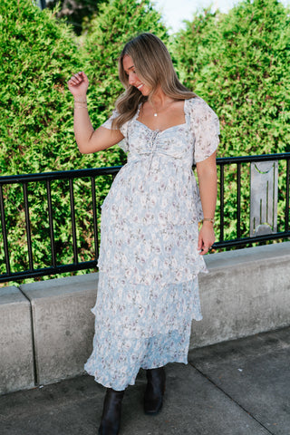 Dreamy Floral Tiered Maxi Dress