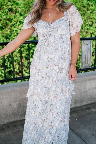 Dreamy Floral Tiered Maxi Dress
