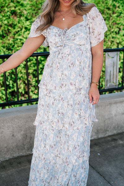 Dreamy Floral Tiered Maxi Dress