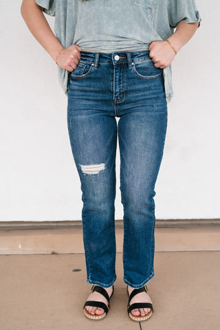 Risen Cityscape High Rise Straight Jean