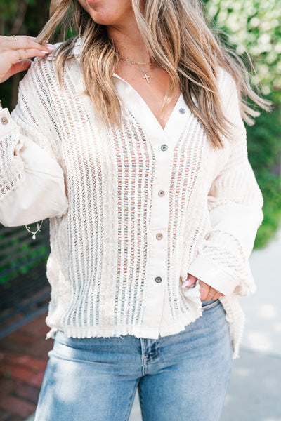 Margot Knit Button Up Shirt