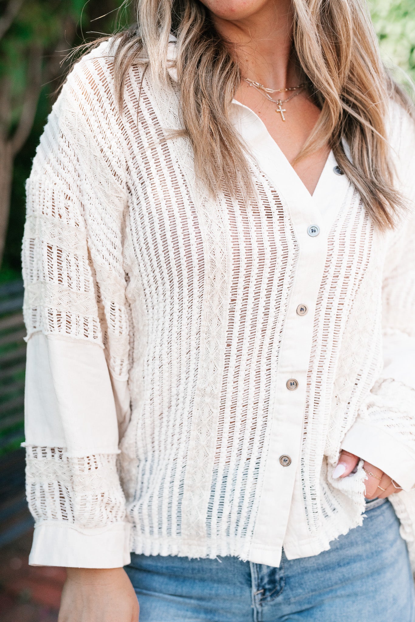 Margot Knit Button Up Shirt