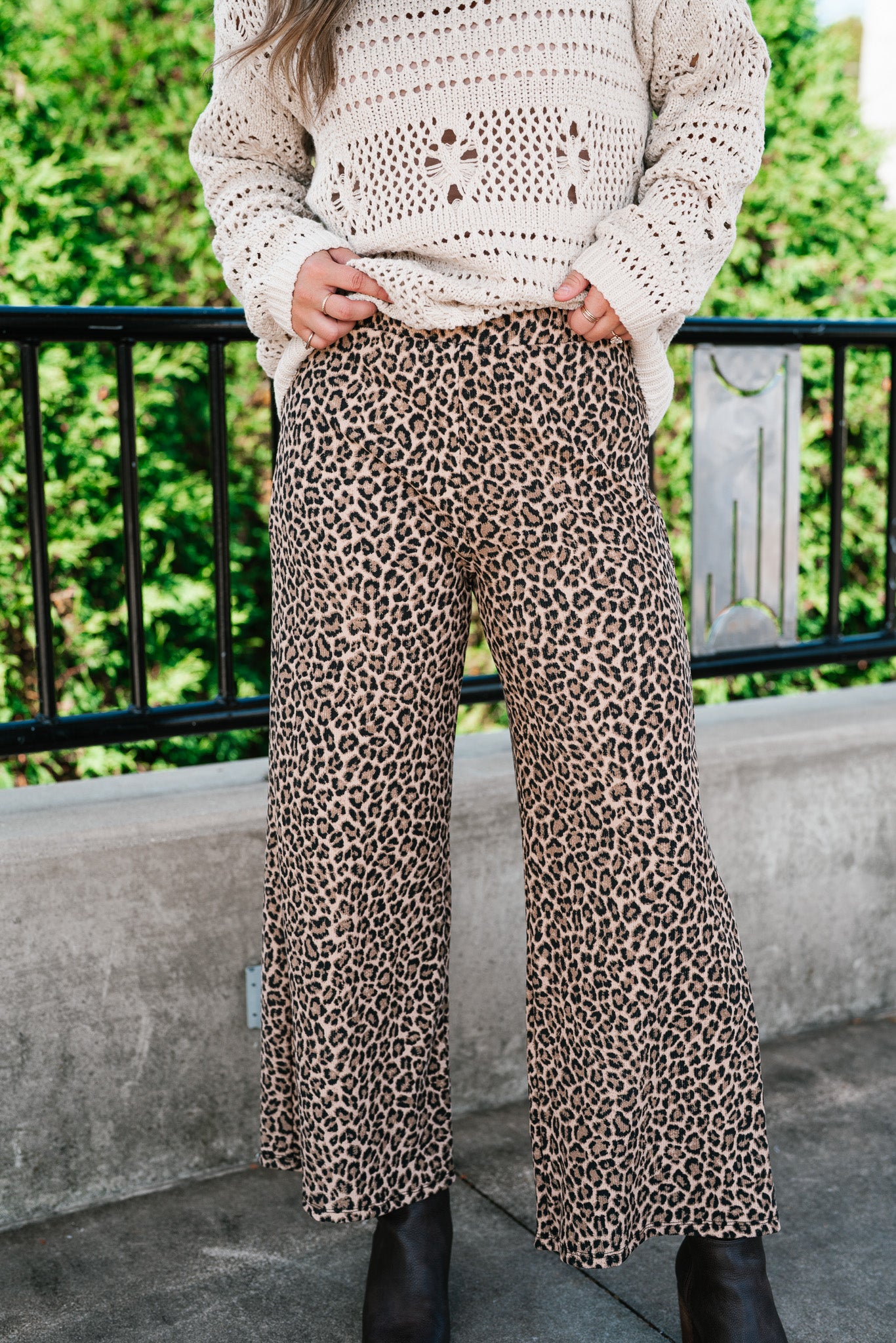 Wildly Relaxed Leopard Print Bottom