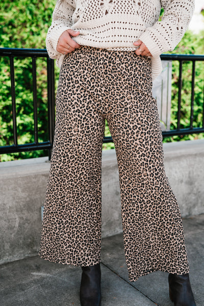 Wildly Relaxed Leopard Print Bottom