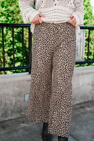 Wildly Relaxed Leopard Print Bottom