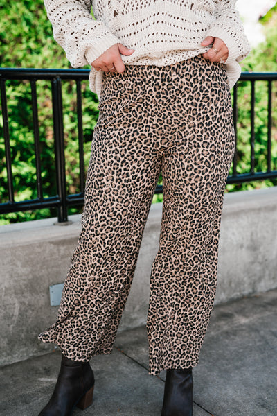 Wildly Relaxed Leopard Print Bottom