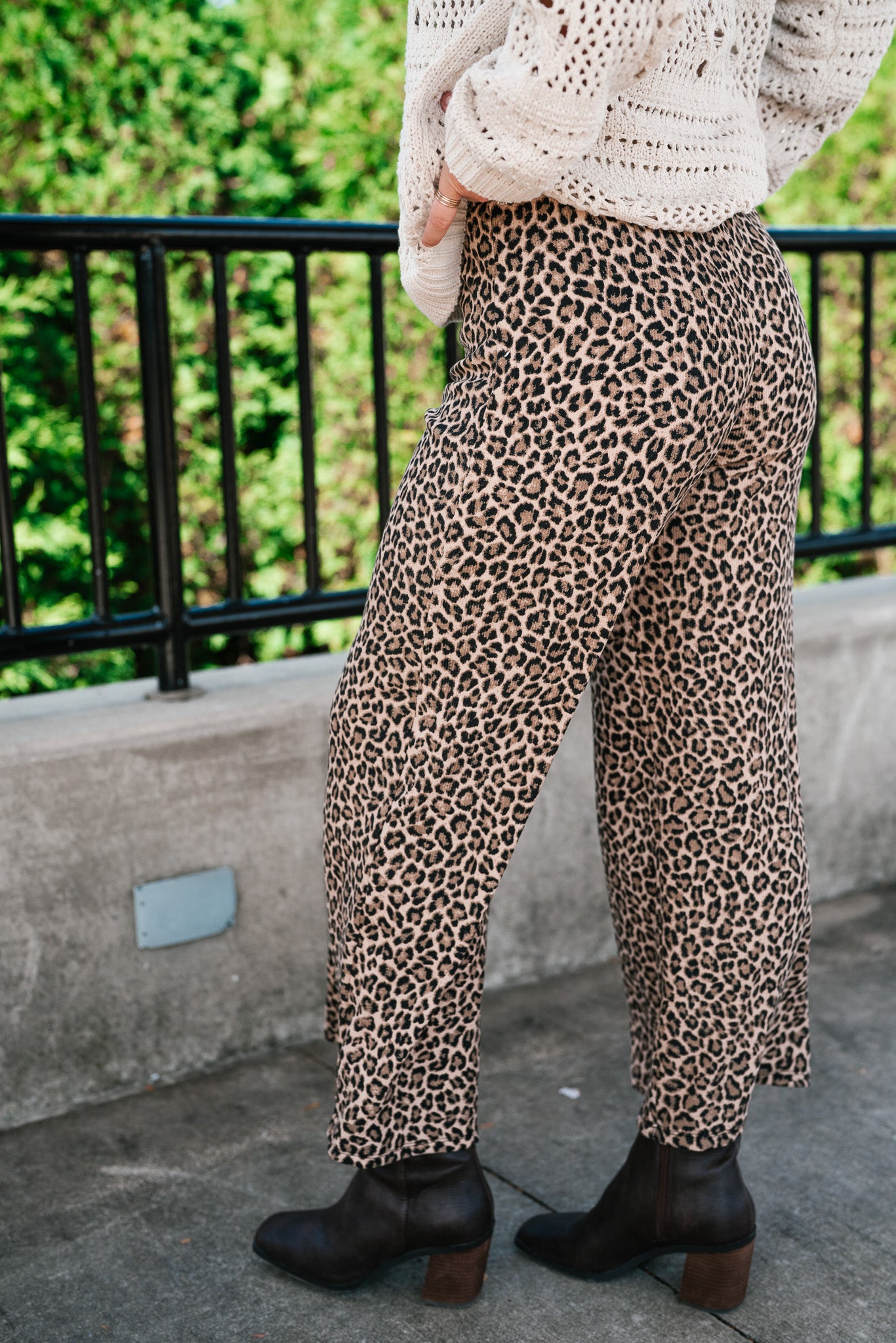 Wildly Relaxed Leopard Print Bottom